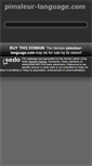 Mobile Screenshot of pimsleur-language.com